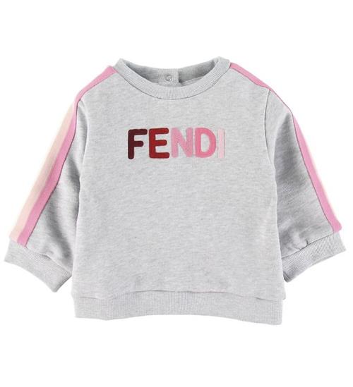 Fendi Sweatshirt - GrÃ¥/Rosa