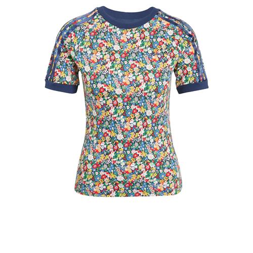 ADIDAS ORIGINALS Funktionsbluse 'Liberty London Cali'  blå / gul / brandrød / hvid