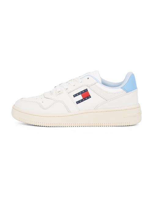 Tommy Jeans Sneaker low 'RETRO BASKET ESS MEG 3A3'  navy / lyseblå / rød / hvid