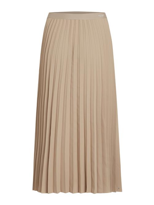 TOMMY HILFIGER Nederdel 'FLUID PLEATED PULL ON MIDI SKIRT'  beige