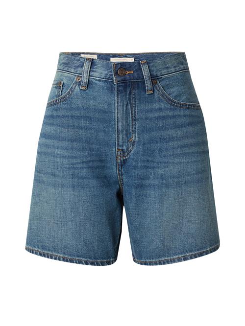 LEVI'S ® Bukser 'HIGH BAGGY SHORT WHERES MY PHO IN LINEN DENIM'  blue denim