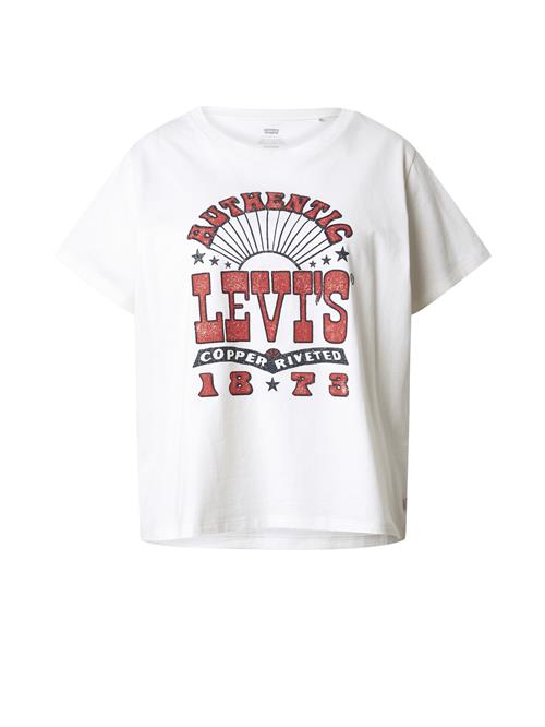 Levi's® Plus Shirts 'PERFECT'  mørkerød / sort / hvid