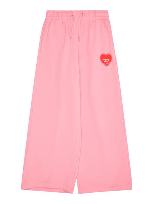 DIESEL Bukser  lys pink / rød / hvid