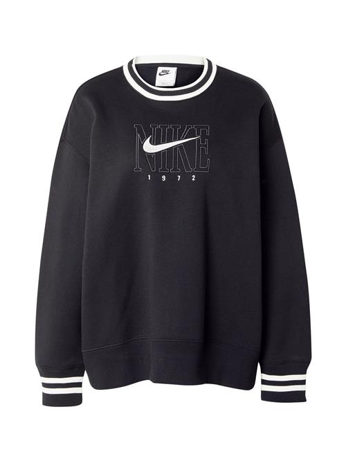 Nike Sportswear Sweatshirt 'PHNX FLC'  sort / hvid