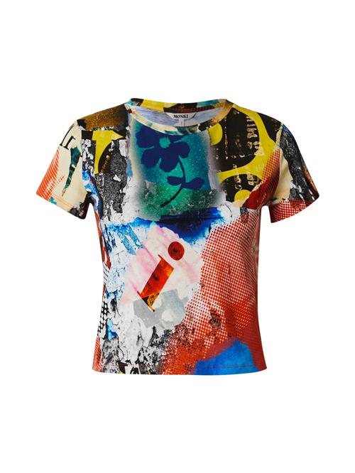Monki Shirts  blå / gul / mørkeorange / hvid
