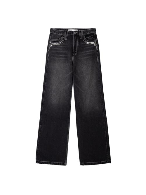 Bershka Jeans  black denim / transparent