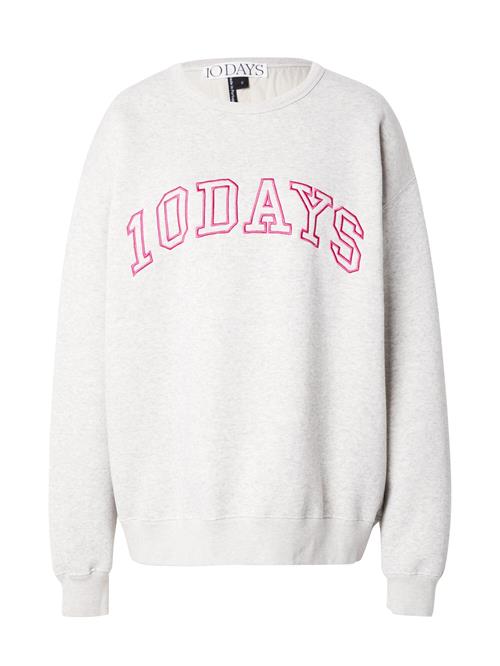 Se 10Days Sweatshirt  lysegrå / pink ved About You