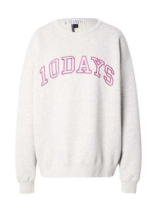 10Days Sweatshirt  lysegrå / pink