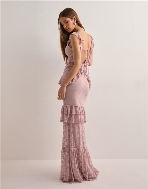 Nelly - Pink - Delicate Lace Dress