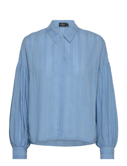 Soaked in Luxury Slamanza Shirt Blouse Ls Soaked In Luxury Blue