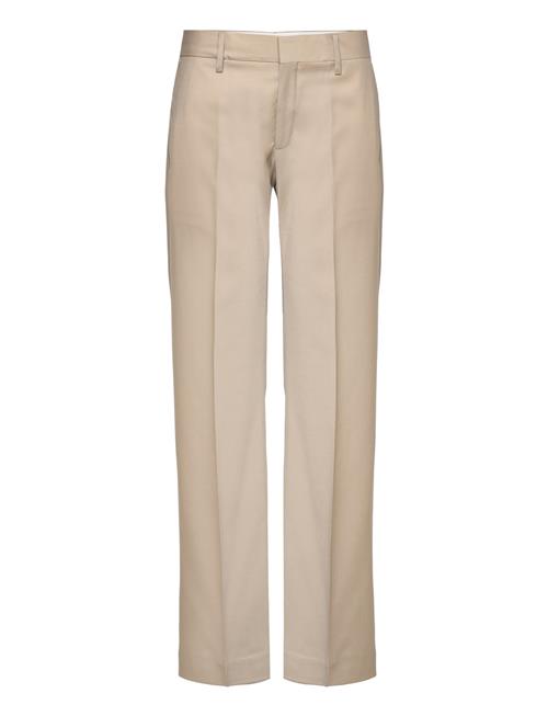 Filippa K Bootcut Wool Trousers Filippa K Beige