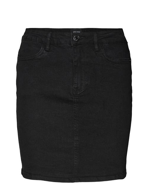 Vero Moda Vmluna Hr Denim Skirt Mix Ga Vero Moda Black