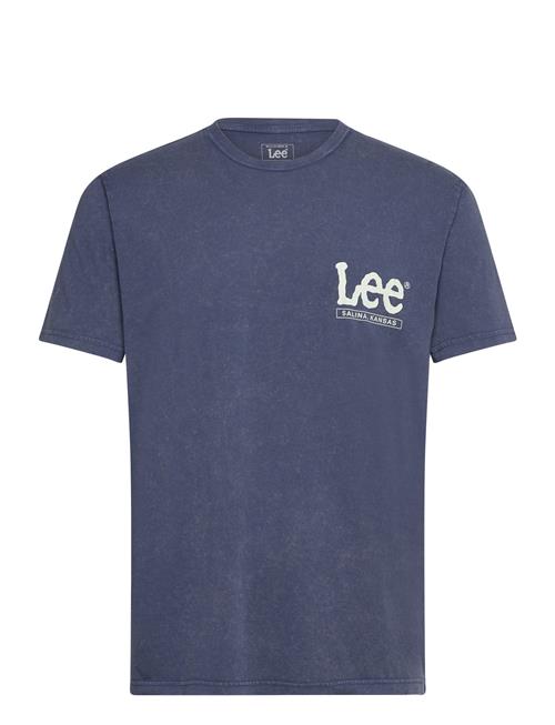 Ss Tee Lee Jeans Blue