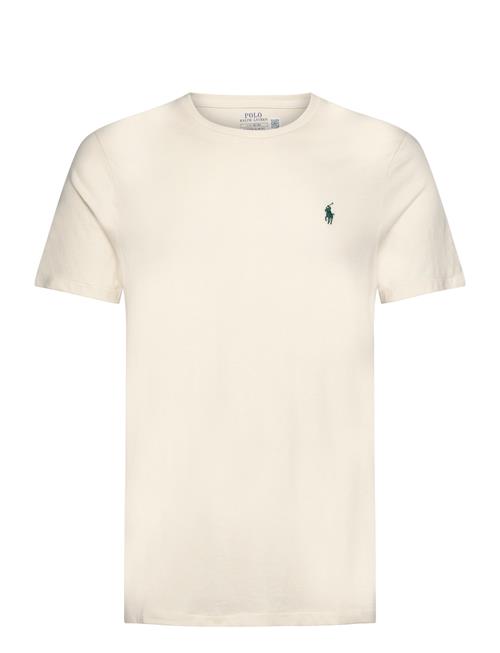 Polo Ralph Lauren Custom Slim Fit Jersey Crewneck T-Shirt Polo Ralph Lauren Cream