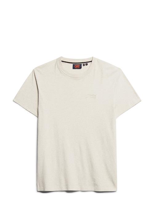 Essential Logo Emb Tee Superdry Cream