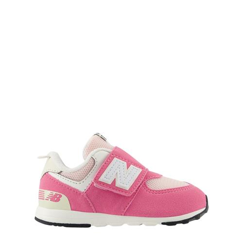 New Balance 574 Baby Sneakere Med Velcrostrop Real Pink | Lyserød | 21 EU