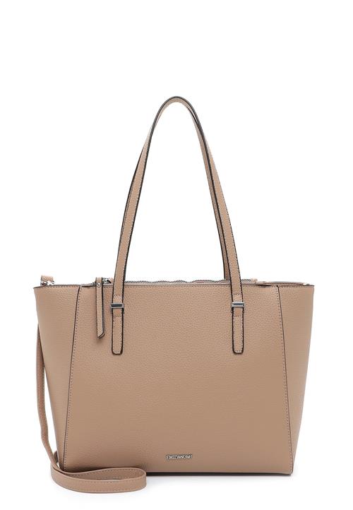 Emily & Noah Shopper 'Ella'  taupe / sort / sølv