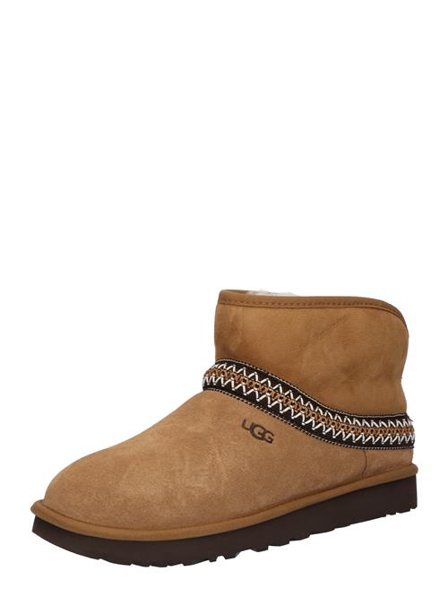 UGG Boots 'Classic Mini'  brun / sort / hvid