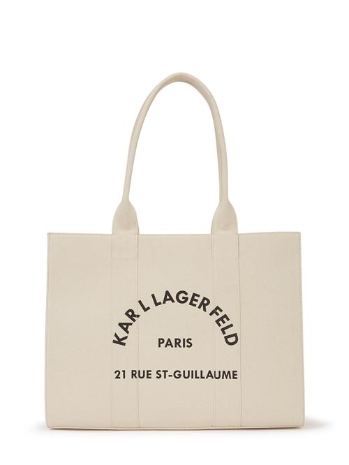 Karl Lagerfeld Shopper 'Guillaume'  beige / sort