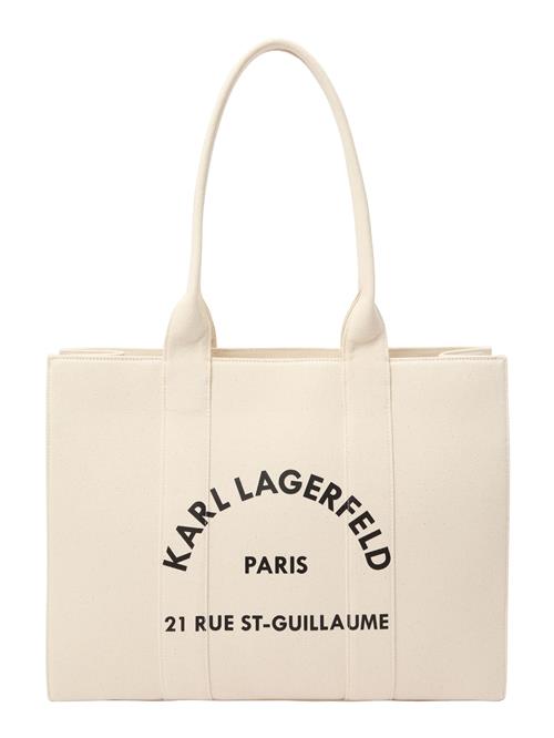 Karl Lagerfeld Shopper 'Rue St-Guillaume'  lysebeige / sort