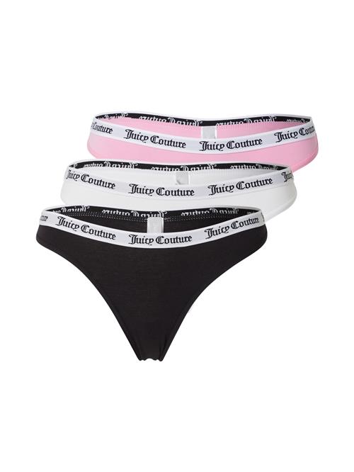 Juicy Couture String 'DANA'  lyserød / sort / hvid