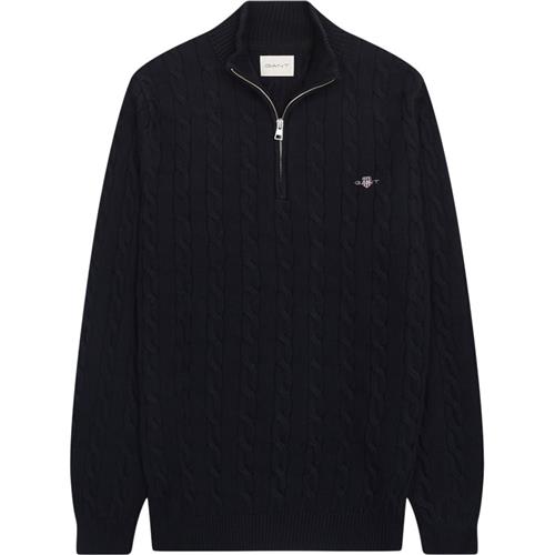 Gant - COTTON CABLE HALF ZIP 8050603 Strik