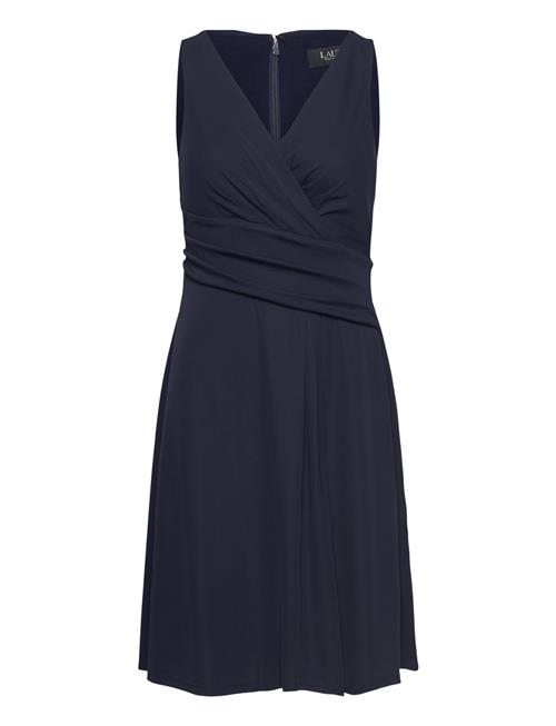 Lauren Ralph Lauren Surplice Jersey Sleeveless Dress Lauren Ralph Lauren Navy