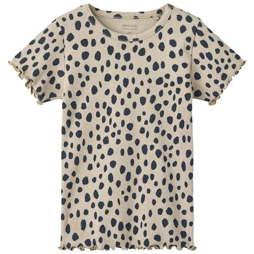 Liewood Nieve Mønstret T-shirt Leo Spots/Mist | Beige | 110 cm