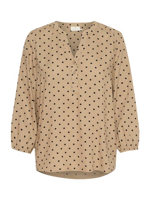 Kaffe Bluse 'Kamilia'  beige / sort