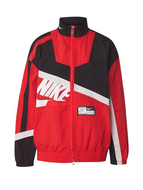 Nike Sportswear Overgangsjakke 'STREET'  rød / sort / hvid