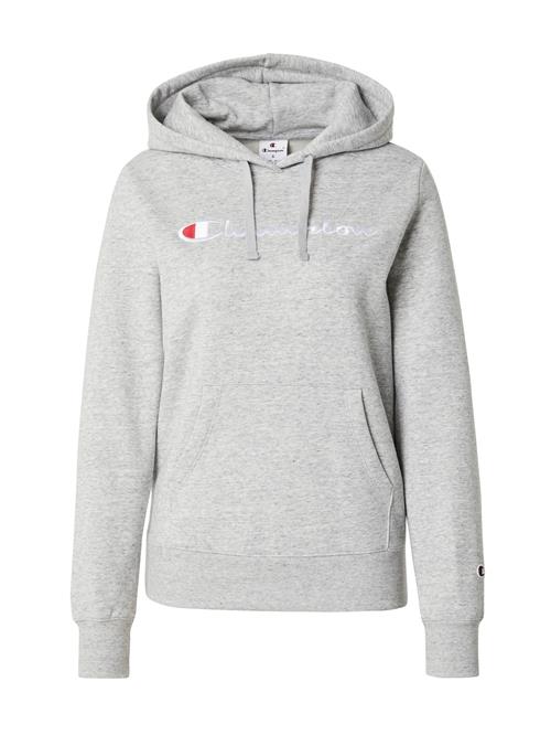 Champion Authentic Athletic Apparel Sweatshirt  lysegrå / rød / sort / hvid