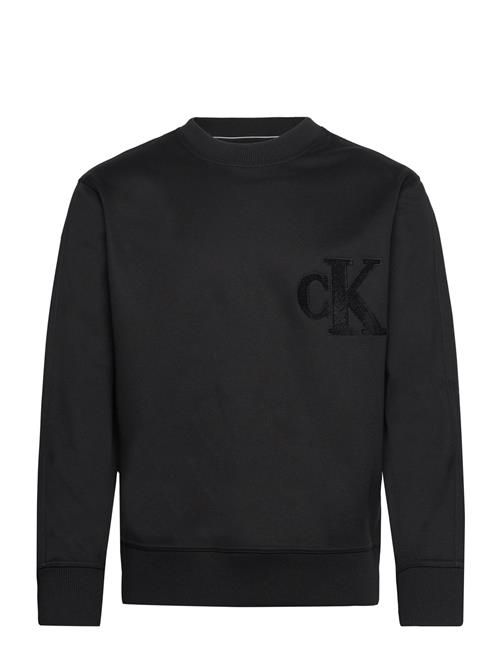 Calvin Klein Jeans Ck Chenille Crew Neck Calvin Klein Jeans Black