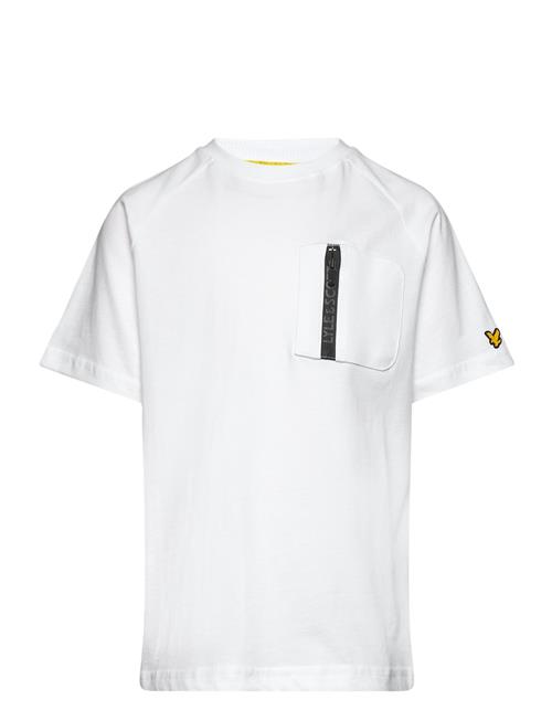 Lyle & Scott Branded Zip Pocket T-Shirt Lyle & Scott White