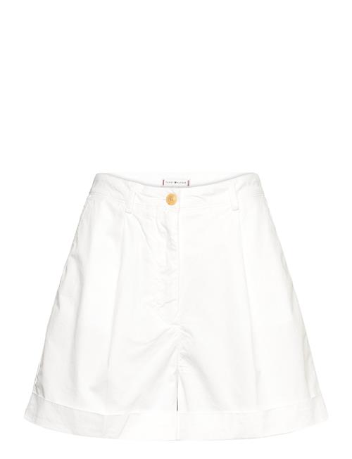 Tommy Hilfiger Cotton Pleated Short Tommy Hilfiger White