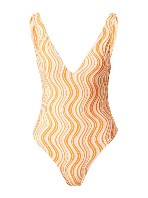 Seafolly Badedragt  lilla / abrikos / mandarin / hvid