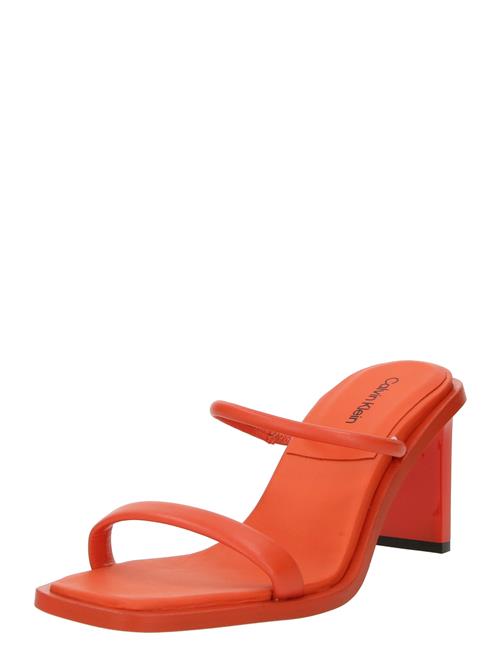 Calvin Klein Pantoletter  orangerød