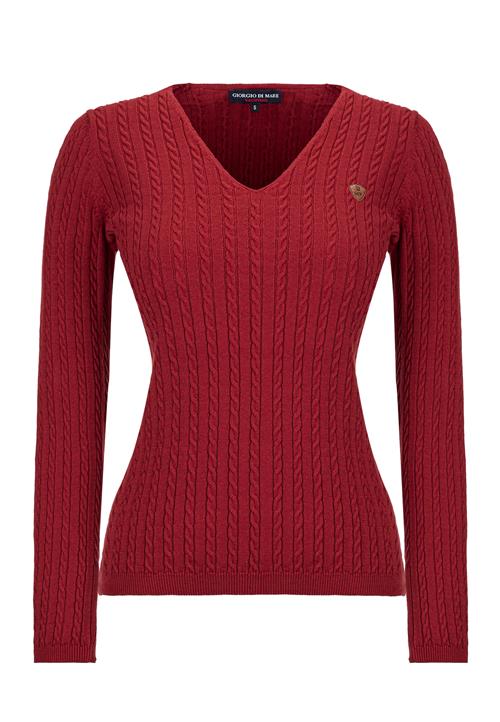 Giorgio di Mare Pullover  brun / bordeaux