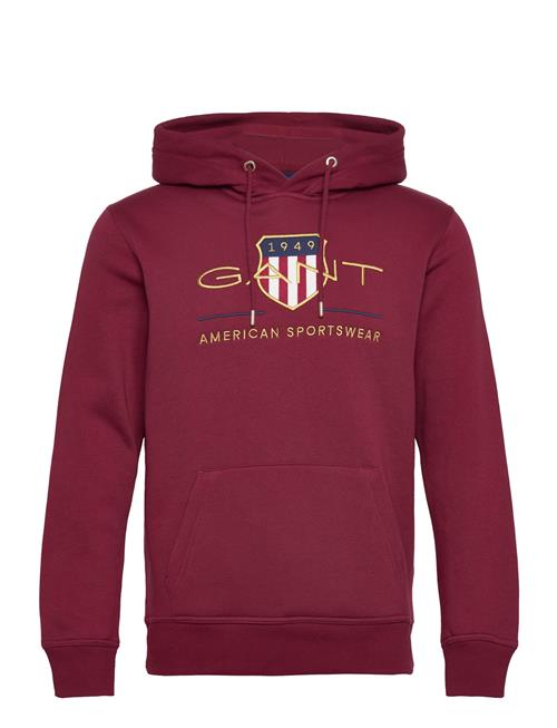 Archive Shield Hoodie GANT Red