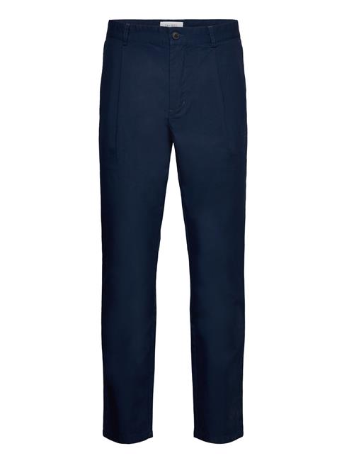 Les Deux Parker Logo Twill Pants Les Deux Navy