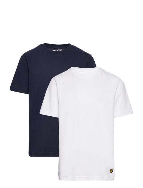 Lyle & Scott Junior 2 Pack Ss Lounge T-Shirt Lyle & Scott Junior Navy