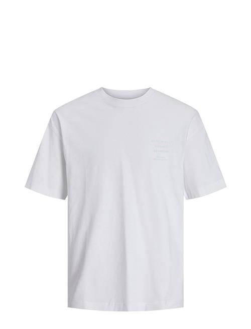 Jack & Jones Jorvalencia Back Tee Ss Crew Neck Jack & J S White