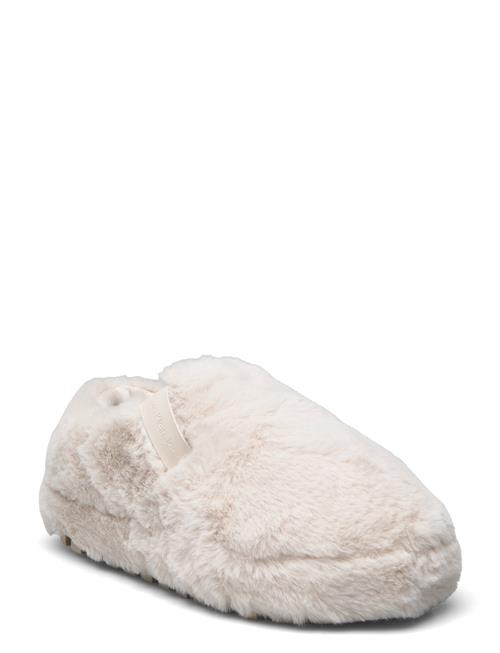 Se Home Anke Slipper Wn Fur Calvin Klein Cream ved Booztlet