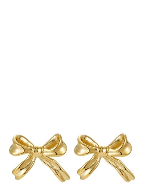 Bud to rose Bow Earring Gold Bud To Rose Gold