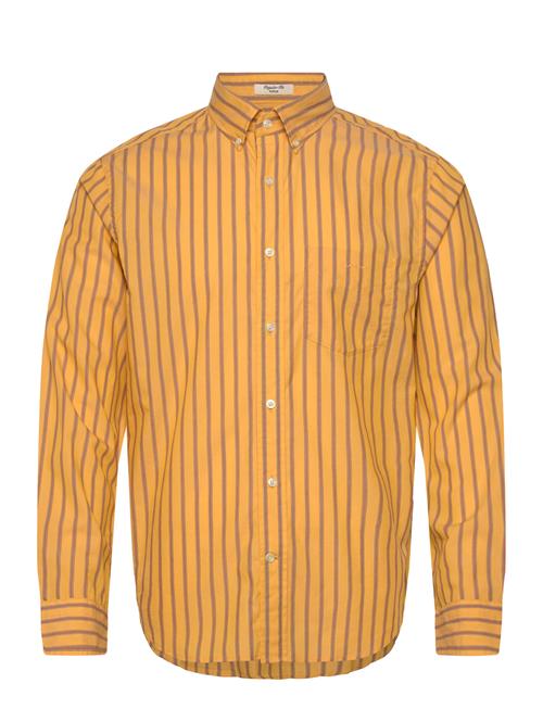 GANT Reg Poplin Stripe GANT Yellow