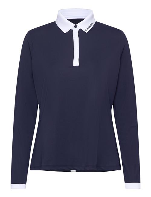 Calvin Klein Golf Whitney Long Sleeve Polo Calvin Klein Golf Navy