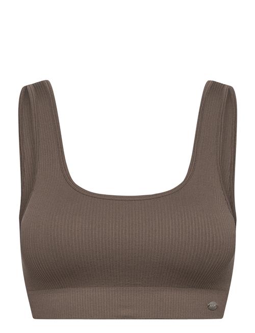 Ribbed Seamless Square Bra Drop Of Mindfulness Khaki