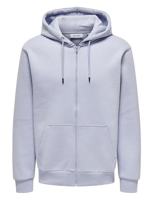 Onsceres Life Zip Thr. Hoodie Sweat ONLY & SONS Blue