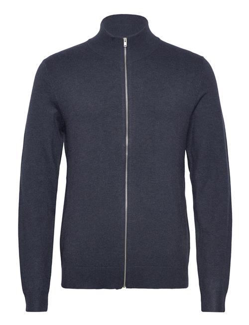 Ecovero L/S Zip Cardigan Lindbergh Navy