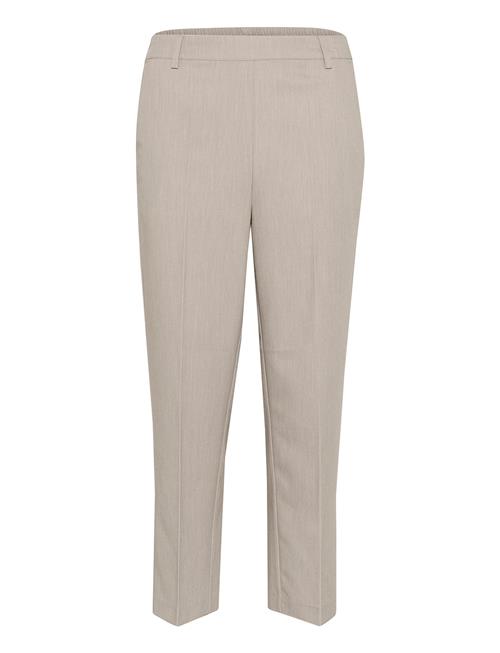 Kaffe Kasakura Hw Cropped Pants Kaffe Beige