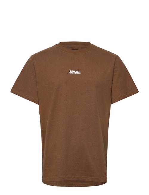 Clean Cut Copenhagen Cohen Brushed Tee Ss Clean Cut Copenhagen Brown